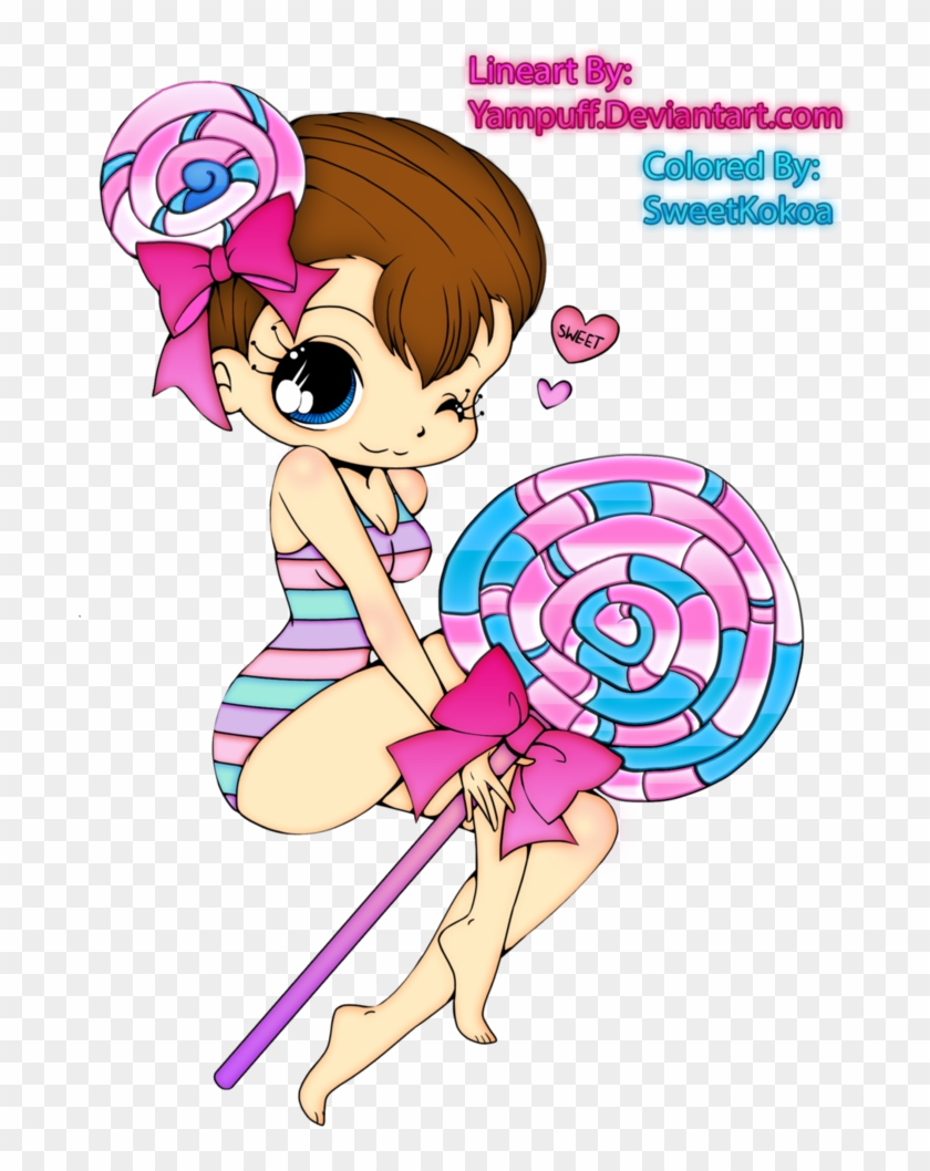 Lollipop Girl By Sweetkokoa - Cartoon #1289185