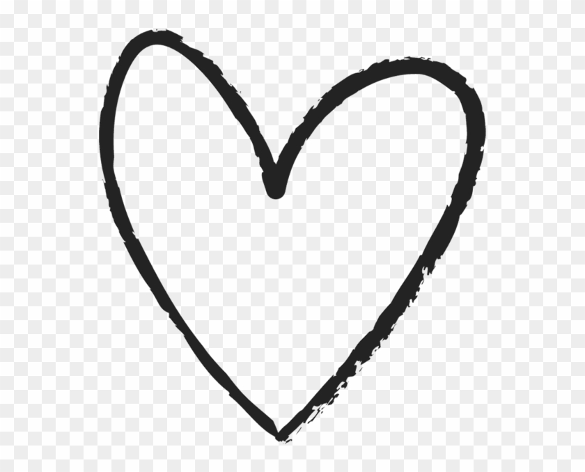 Hand Drawn Line Art Heart #1289206