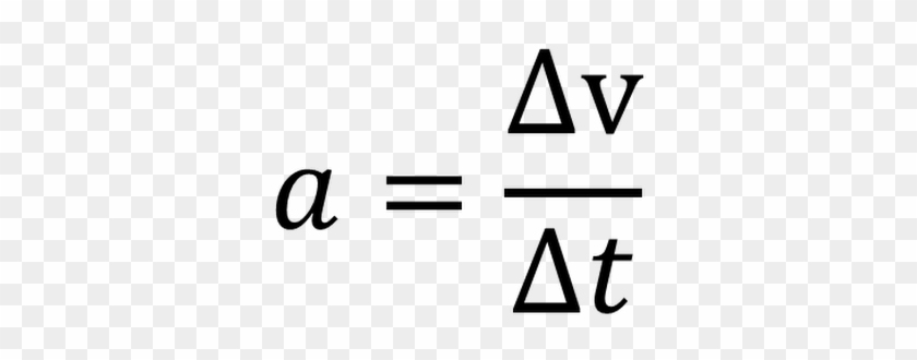 Photo - Symbol Equation For Acceleration #1289234