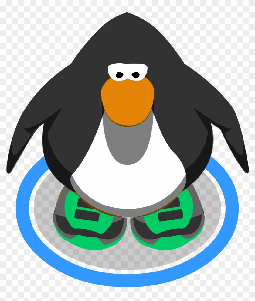 Green Running Shoes Ig - Club Penguin In Game #1289285