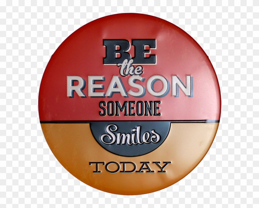 Vintage Irregular Painting House Coffee Bar Wall Art - Naxart 'be The Reason Someone Smiles Today' Framed #1289400