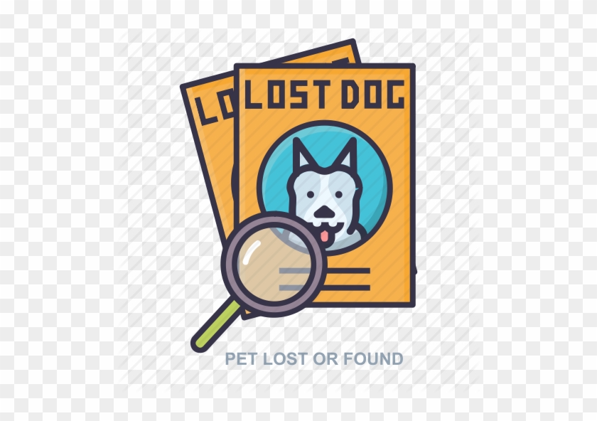 Royalty-free Missing Pet Clipart, Illustrations, Vector - Lost Dog Icon #1289509
