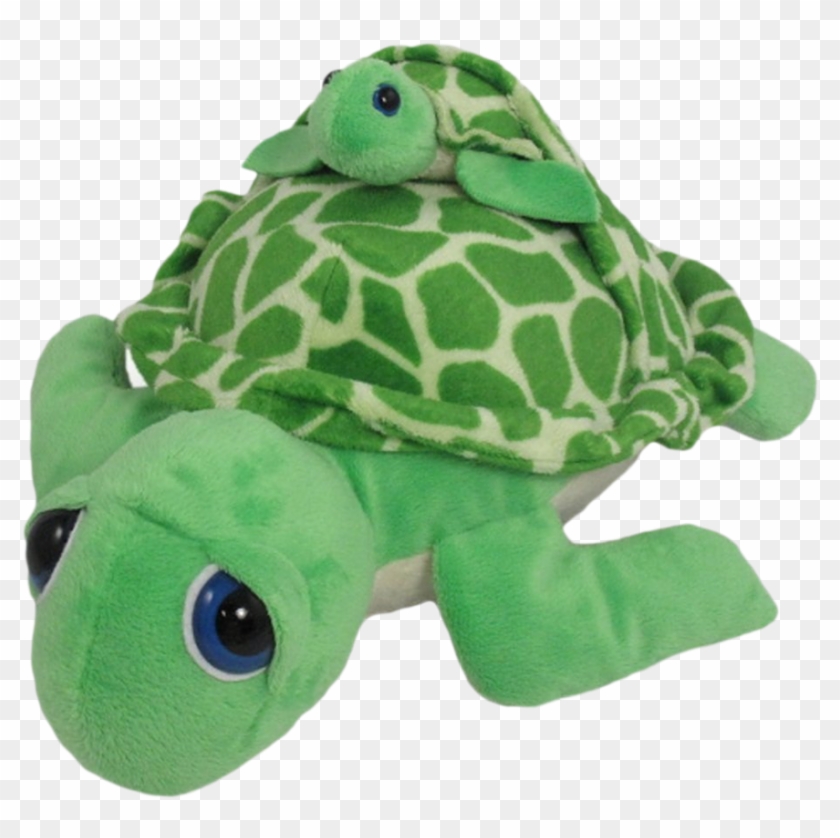 Wishpets 12" Pint-sized Pals Green Sea Turtle With - Wishpets 12 Pint-sized Pals Green Sea Turtle With Baby #1289616