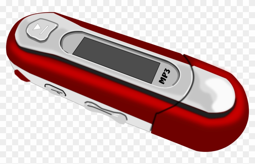 Medium Image - Old Red Mp3 Player #1289713