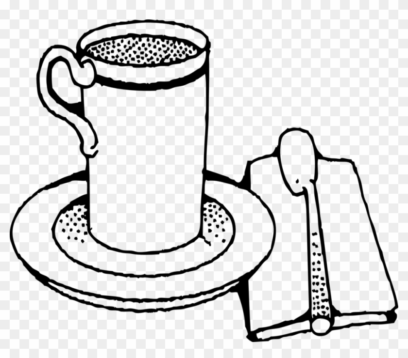 Public Domain Clip Art Image - Black And White Breakfast Clipart #1289772