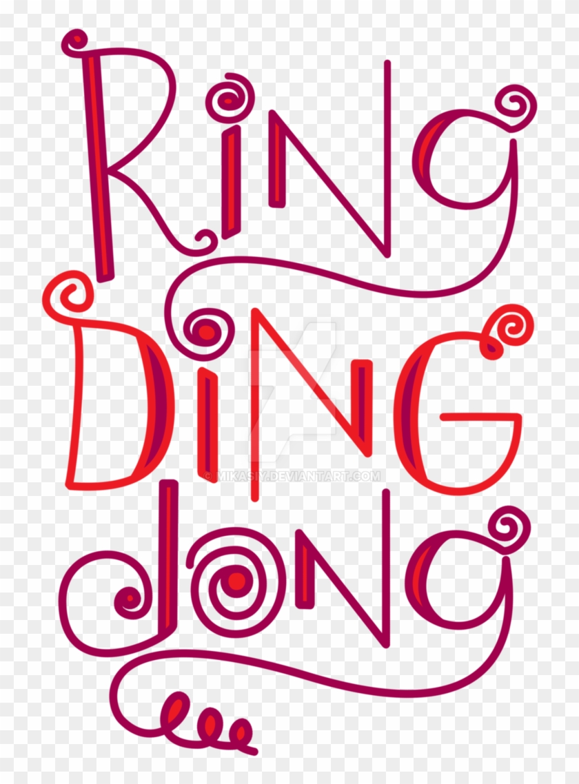 Ring Ding Dong By Mikasiy - Ding Dong Clip Art Png #1289802