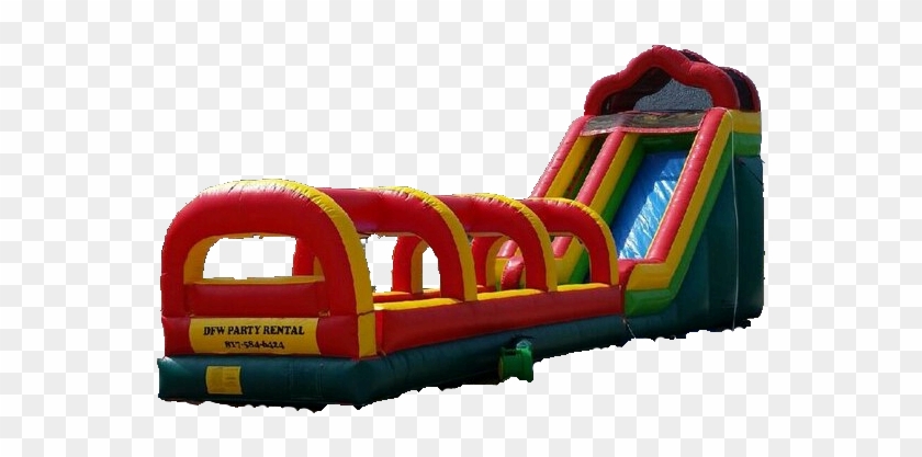 18 Ft Water Slide With Slip And Slide Side View - Water Slide #1290146