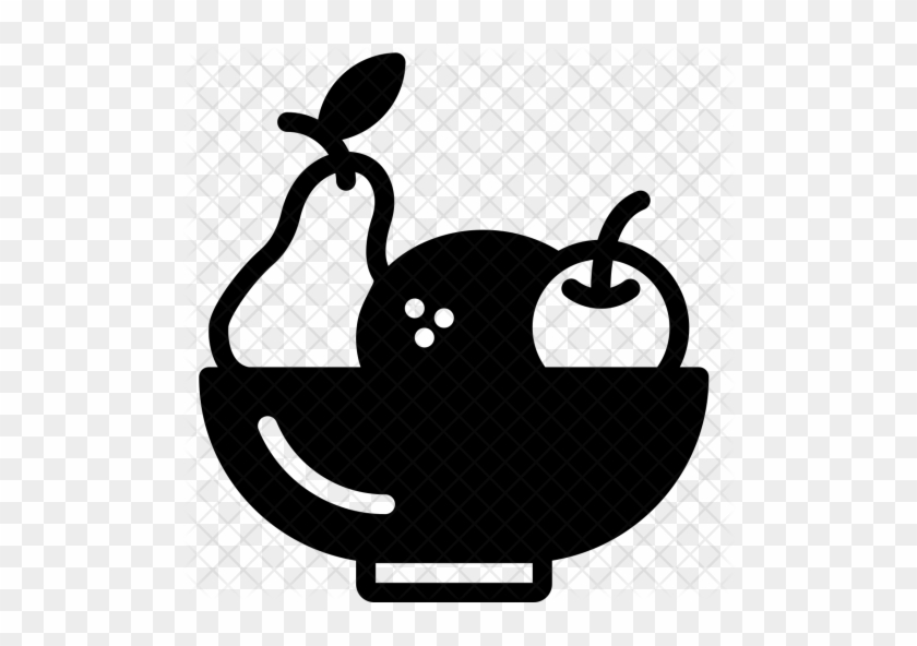 Fruit Icon - Fruit Bowl Icon Png #1290155