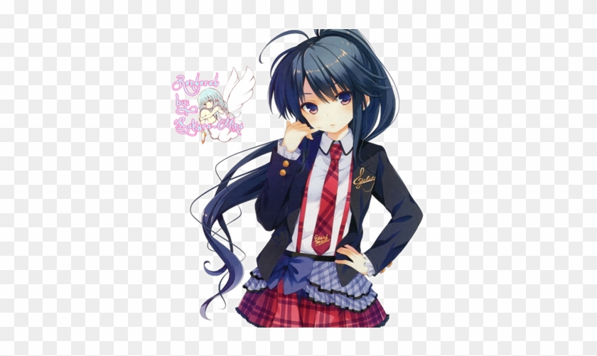 Cute Anime Girl Blue Haired - Anime Girl On School Uniform #1290282