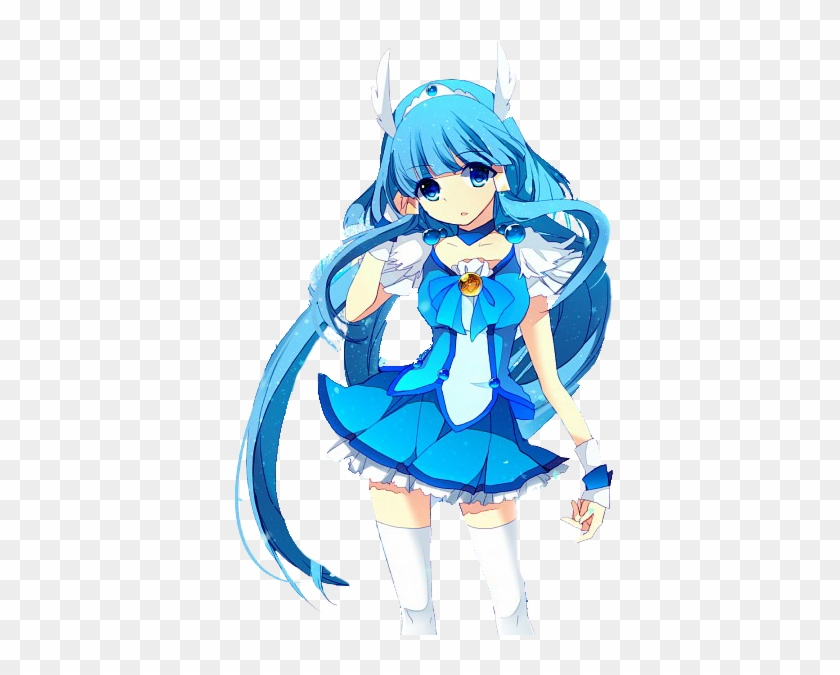 <b>girl</b>, <b>blue</b - Anime Cure Beauty #1290323