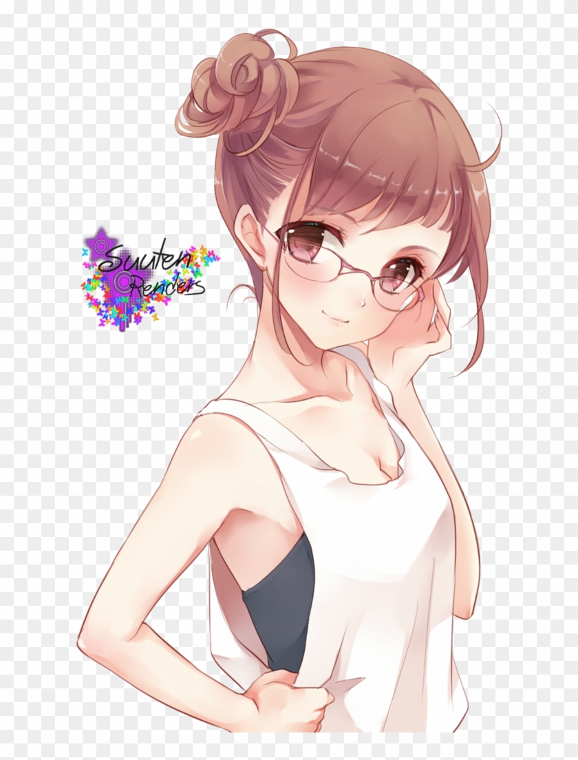 Anime Drawing Manga Nerd Anime Girl With Glasses Free