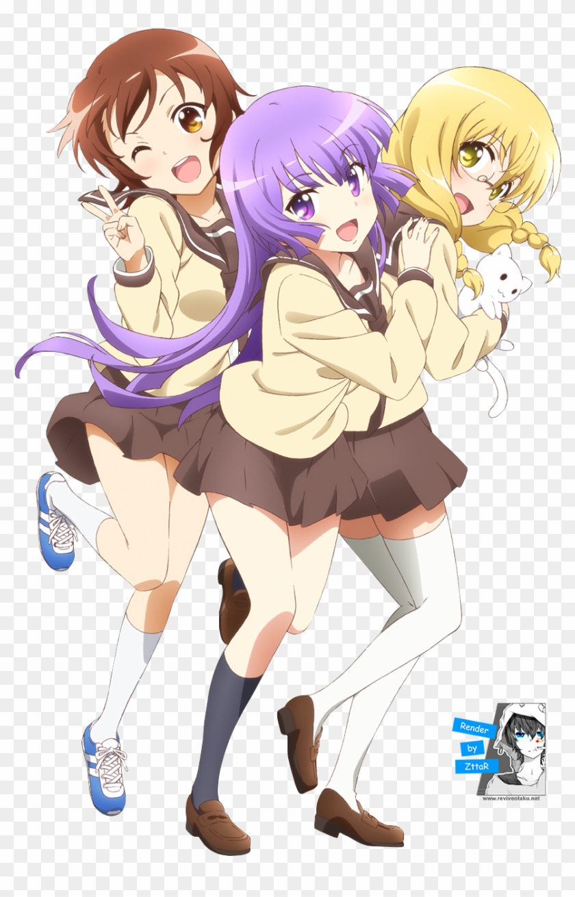 Chicas Anime, Render, Colegialas, Cute, Kawaii,cuerpo - Three Leaves Three Colors Anime #1290402