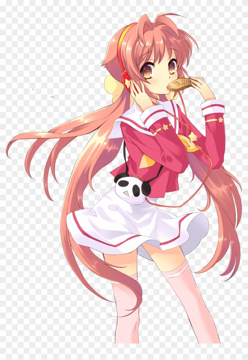 Anime Girl Render 8 By Rukirin16 Anime Girl Render - Pink Anime Girl Transparent #1290404