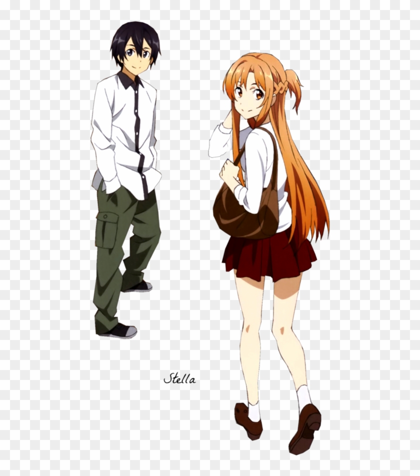 Kirito E Asuna - Kirito And Asuna Render #1290495