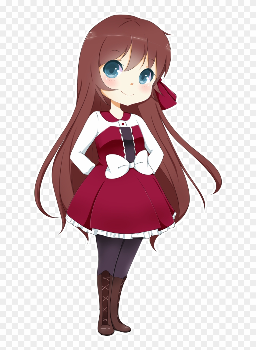 Anime Girl Chibi - Drawing #1290524