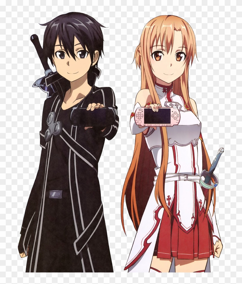 Sword Art Online Kirito And Asuna Transparent #1290533