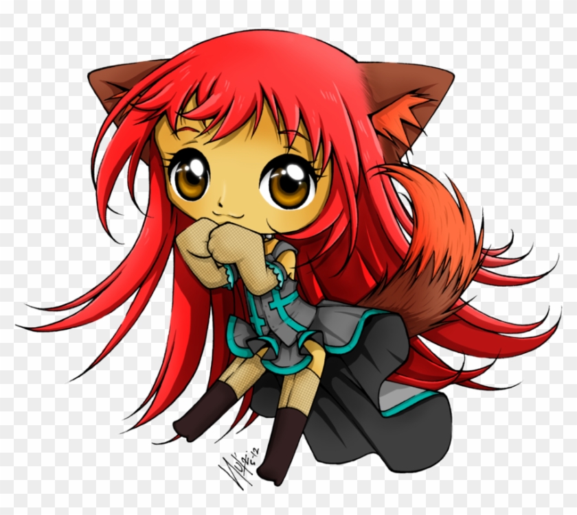 Chibi Anime Fox Girl For Kids - Foxgirl Png #1290587