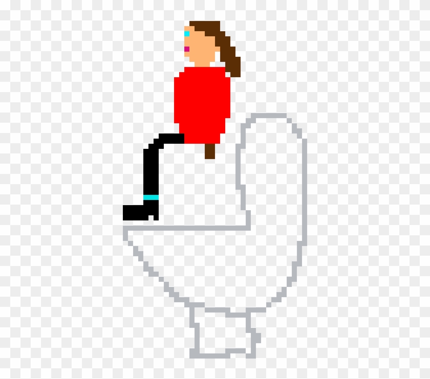 Having A Shit In A Toilet - Pixel Art #1290590