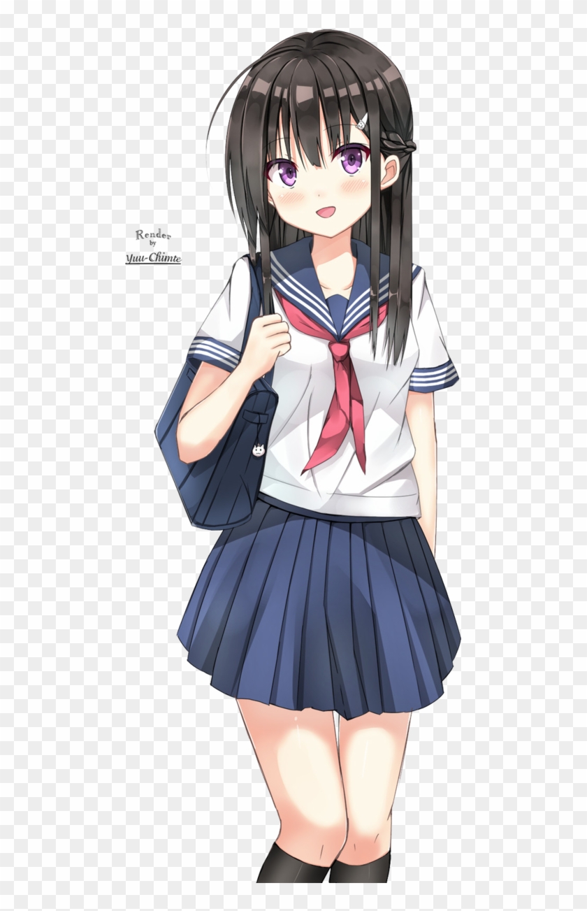 Render 34 Anime Girl - 動漫 的 制服 少女 #1290609