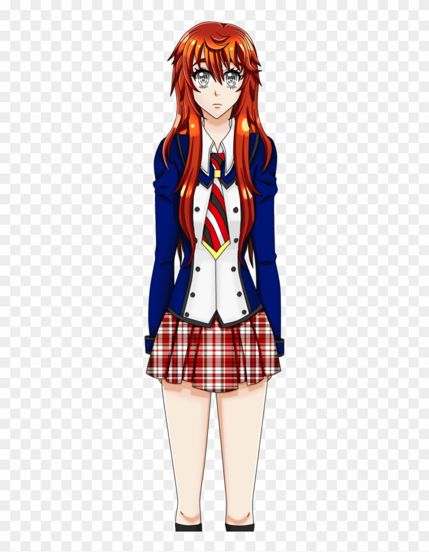 Visual Novel Mc School Uniform Sprite By Agletfreegirl-25 - Cartoon #1290714