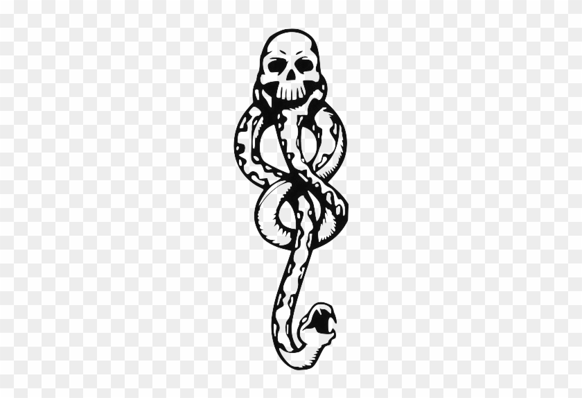 Transparent Death Eater Tattoo More - Death Mark Harry Potter #1290834