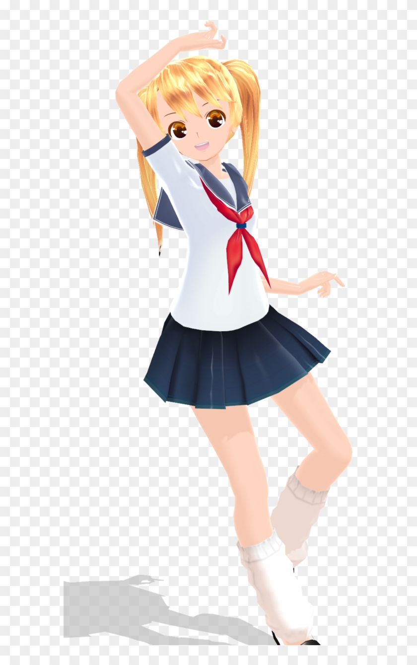 Yandere Simulator Senpai And Kōhai School Uniform Photography - Mmd Yandere Simulator Rival Chan #1290973