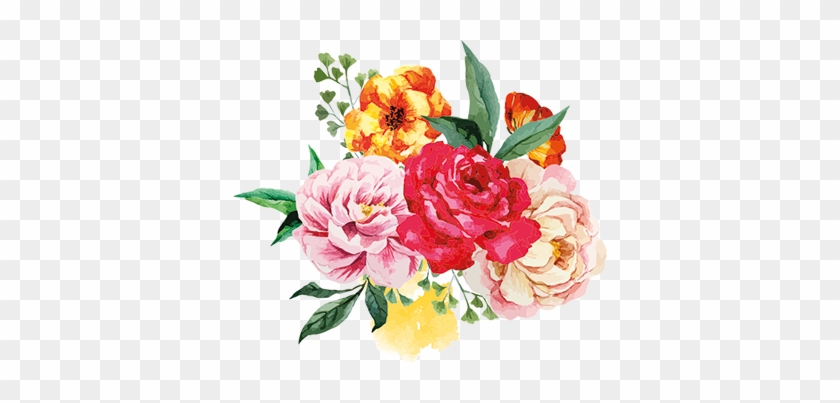 Couleur De Votre Mur - Flower Bouquet Watercolor Png #1291043