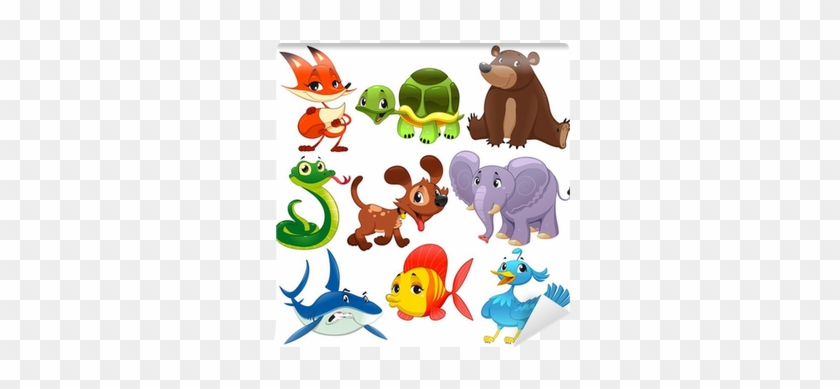 Set Of Animals - Cute Animal Cartoon Vector #1291085