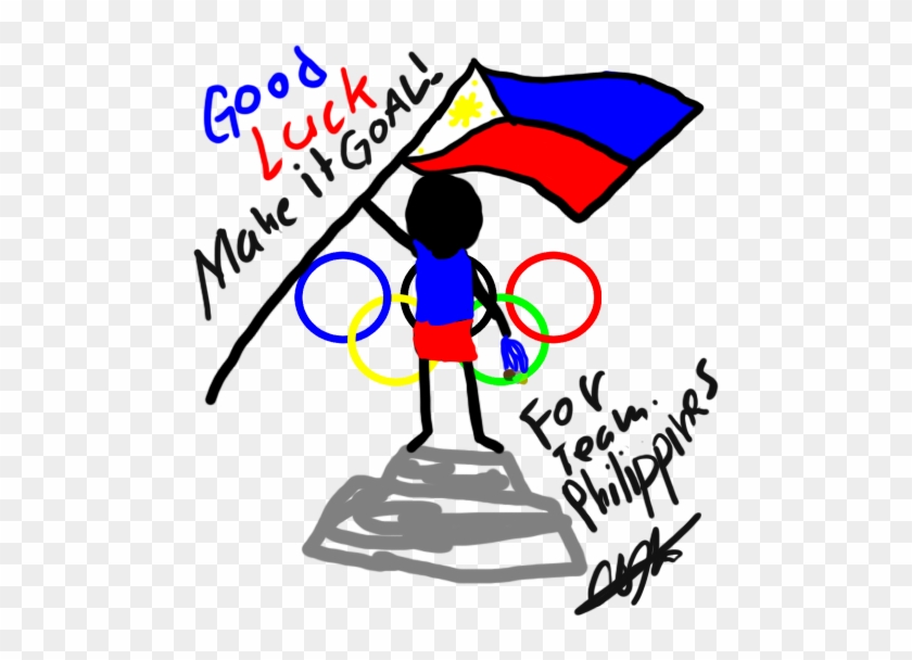 Good Luck Philippines By Murumokirby360 - Olympic Rings #1291109