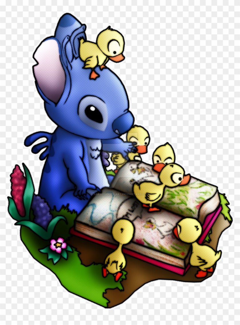 Stitch Ugly Duckling 2017 By Sarahughey-art - Cartoon #1291121