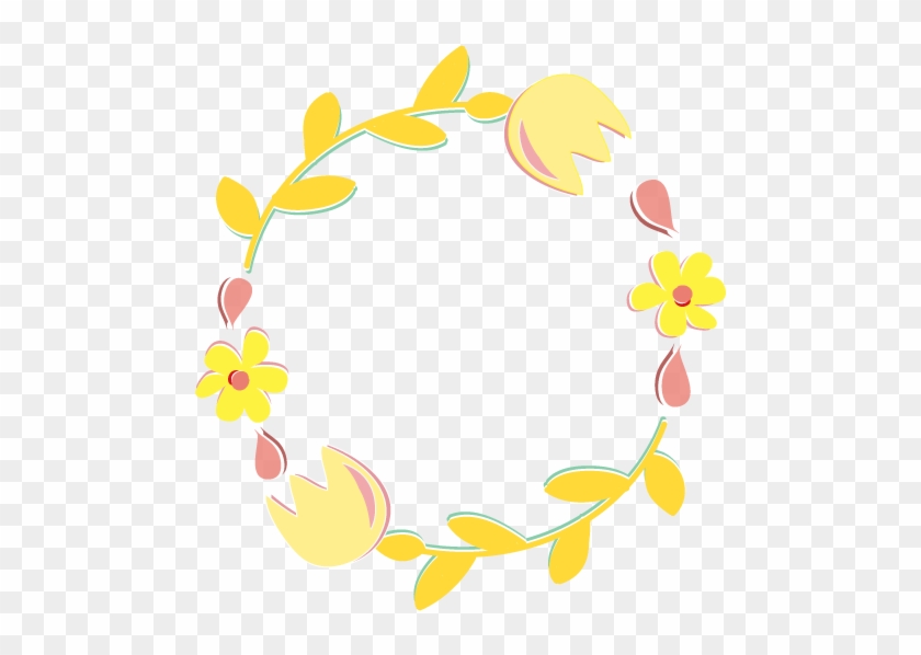 Free Floral Wreath Clipart For Blog Header Pastel Feather - Free Floral Wreath Clipart For Blog Header Pastel Feather #1291410