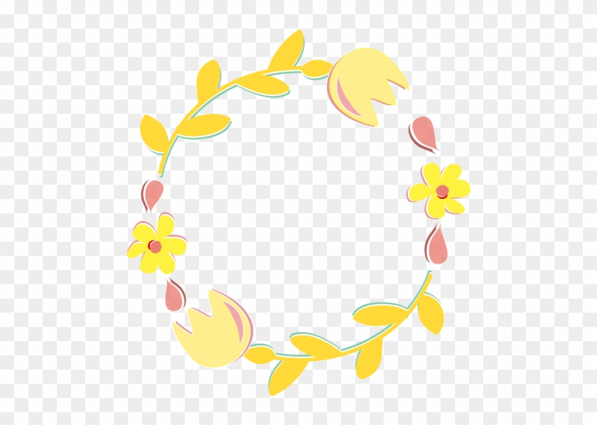 Free Floral Wreath Clipart For Blog Header Pastel Feather - Free Floral Wreath Clipart For Blog Header Pastel Feather #1291410
