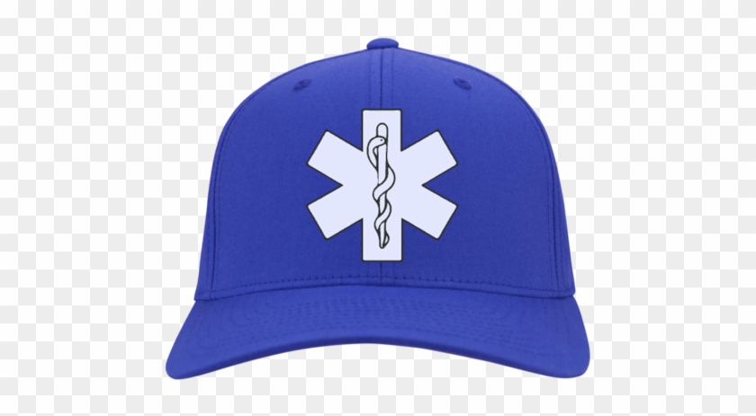 Star Of Life White Twill Cap - Global Medic #1291476