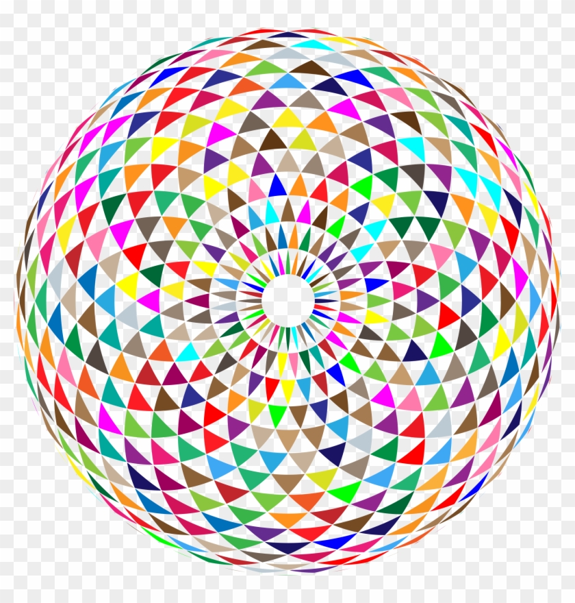 Colorful Toroid Mandala - Colorful Toroid Mandala #1291535