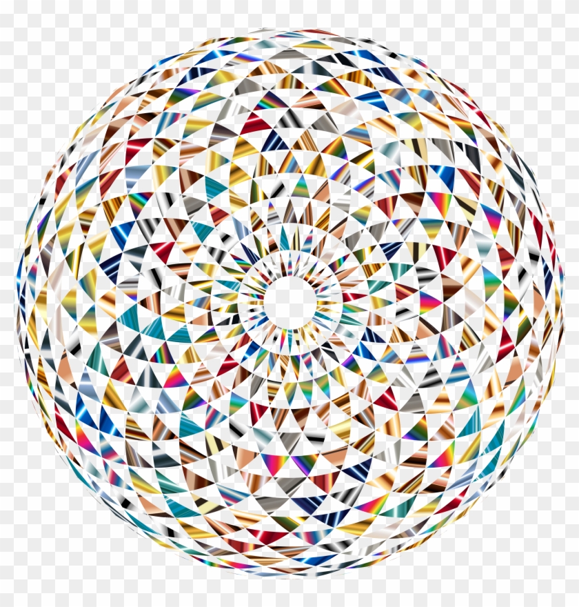 This Free Icons Png Design Of Colorful Toroid Mandala - Getty Villa #1291536