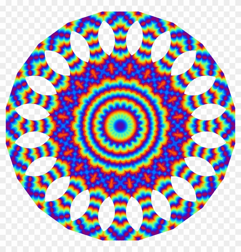 This Free Icons Png Design Of Colourful Mandala 7 - Stickalz Llc Full Color Mandala, Mandala Sticker, Mandala #1291537