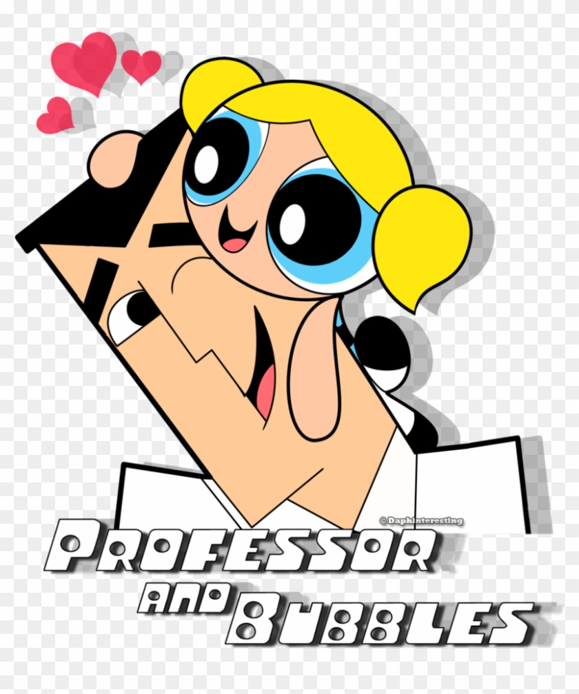 Professor And Bubbles - The Powerpuff Girls #1291549