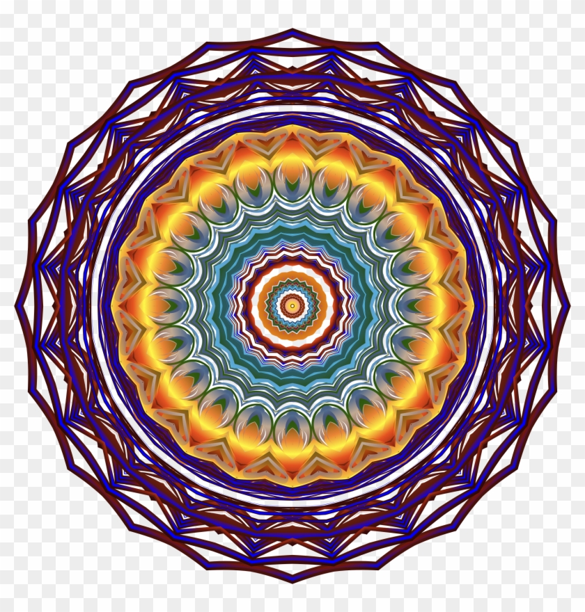 This Free Icons Png Design Of Prismatic Mandala Line - Mandala #1291562