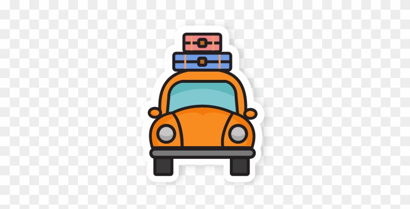 Each Sticker Features Bright Colors, Bold Outlines, - Road Trip Sticker Transparent #1291573
