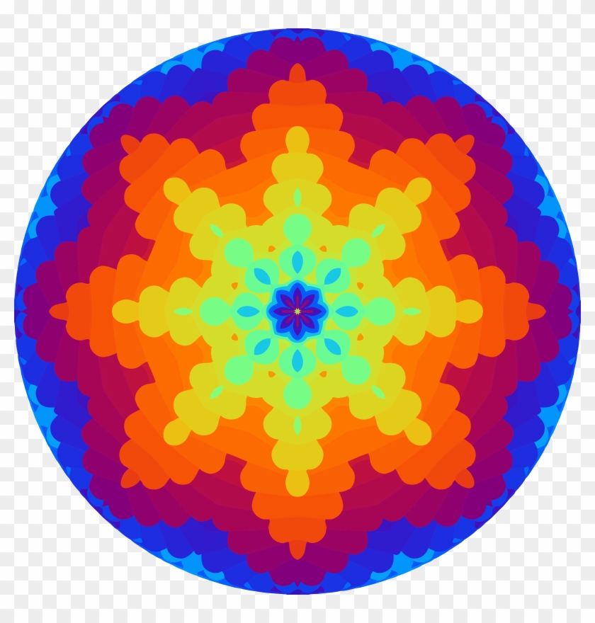 This Free Icons Png Design Of Colourful Mandala 6 - Mandala #1291596