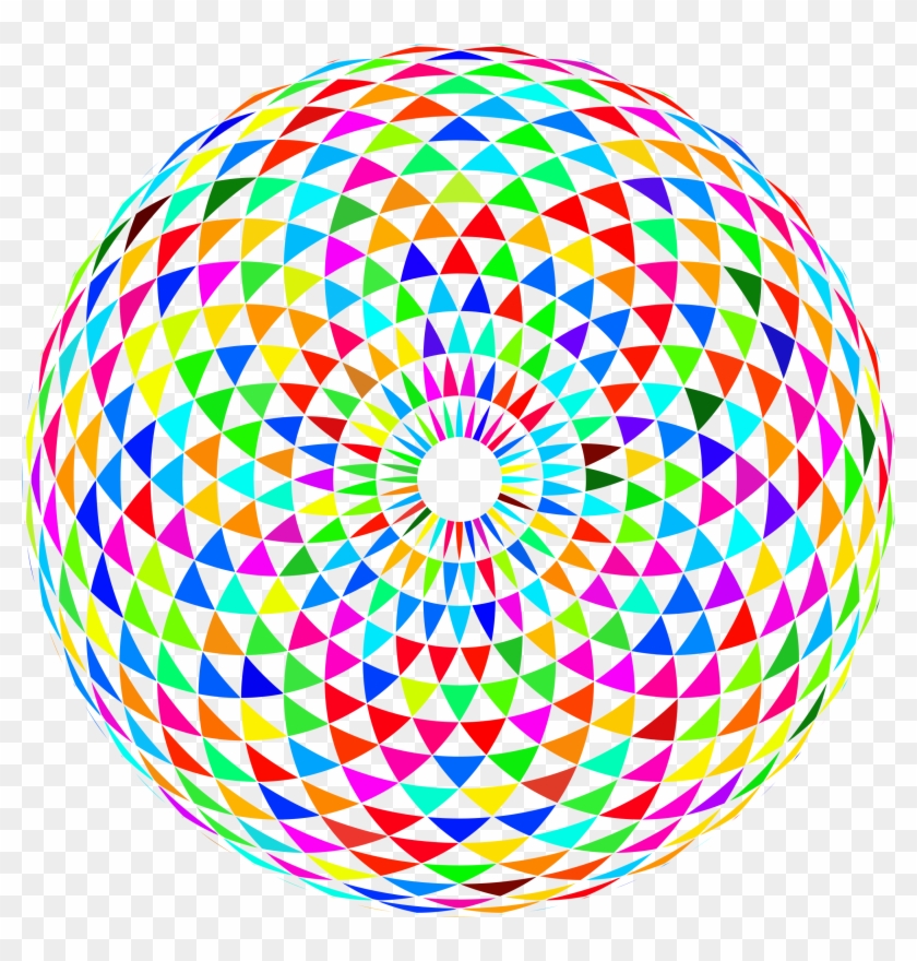 This Free Icons Png Design Of Colorful Toroid Mandala - Getty Villa #1291597