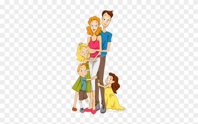 Whether Or Not Our Children Are Our Relatives - Family 5 People 2 Daughters 1 Son #1291614