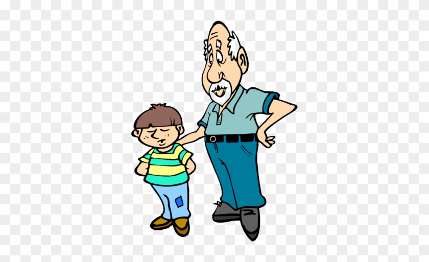 Image Contribution As Helping Hand In Your Family Choice - Grandfather And Grandson Clipart #1291631