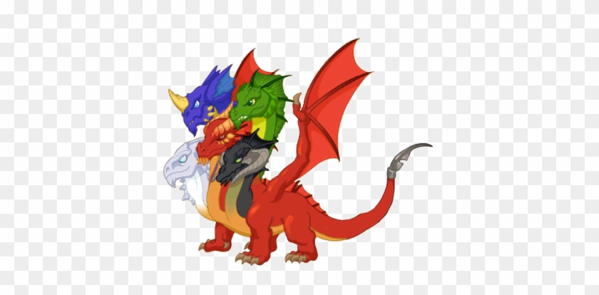 Mythical Clipart Long Dragon - Dragonvale Tiamat And Bahamut #1291721