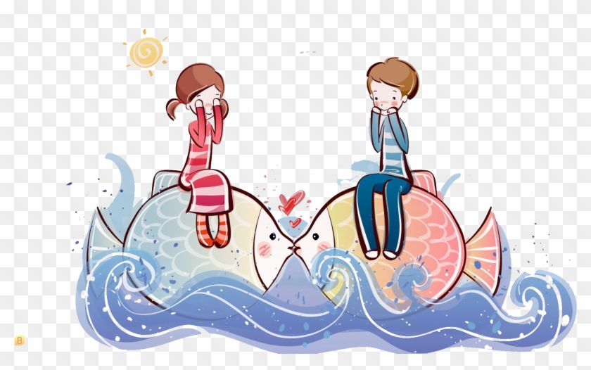 Cartoon Couple High-definition Television Drawing Wallpaper - Wallpaper #1291838