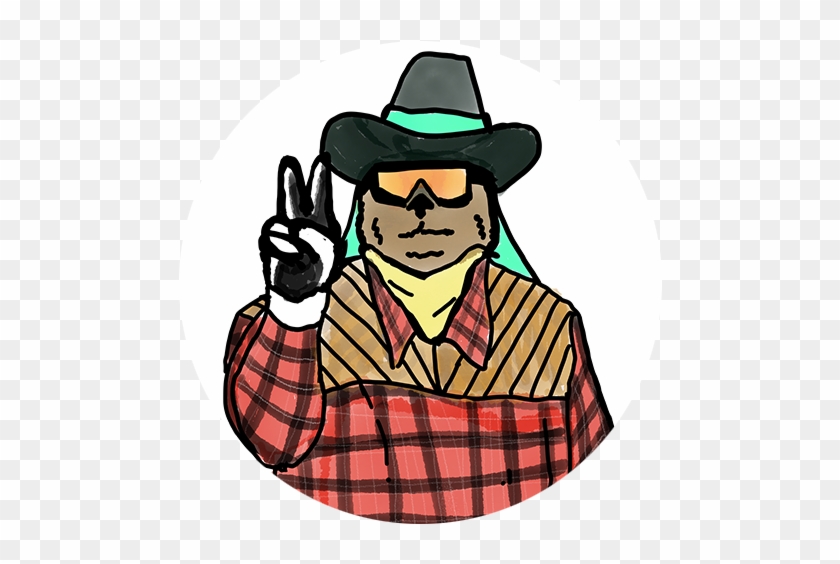 Pioneer Clipart Cowboy - Illustration #1291845