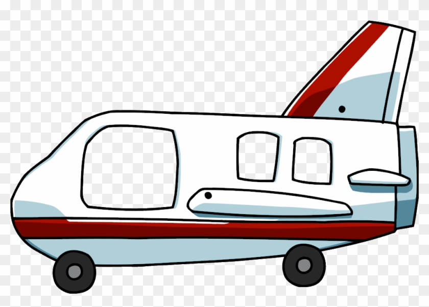 Airplane With Banner Png - Scribblenauts Unlimited Jet #1291881