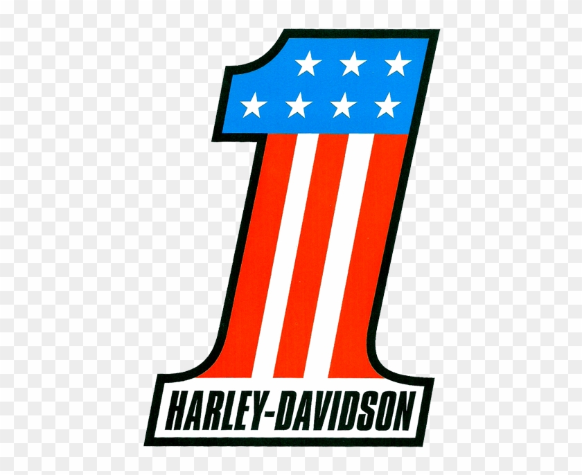 Harley Davidson 1 Decal - Harley Davidson Dark Custom #1291886