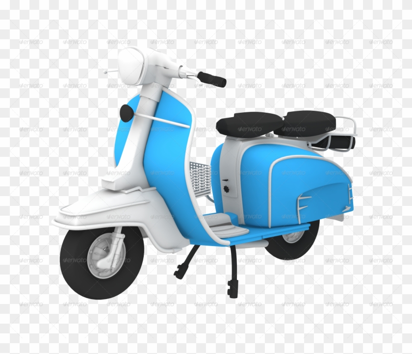 Png Retro Scooter - Scooter #1292102
