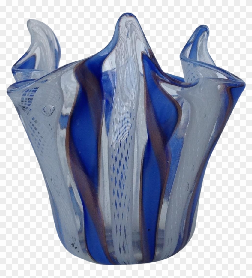 Fratello Toso "lattacino Ribbon" Murano Bowl - Breastplate #1292175